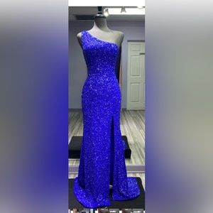 Sherri Hill style number 54330 prom/ formal dress size 6/ royal blue color